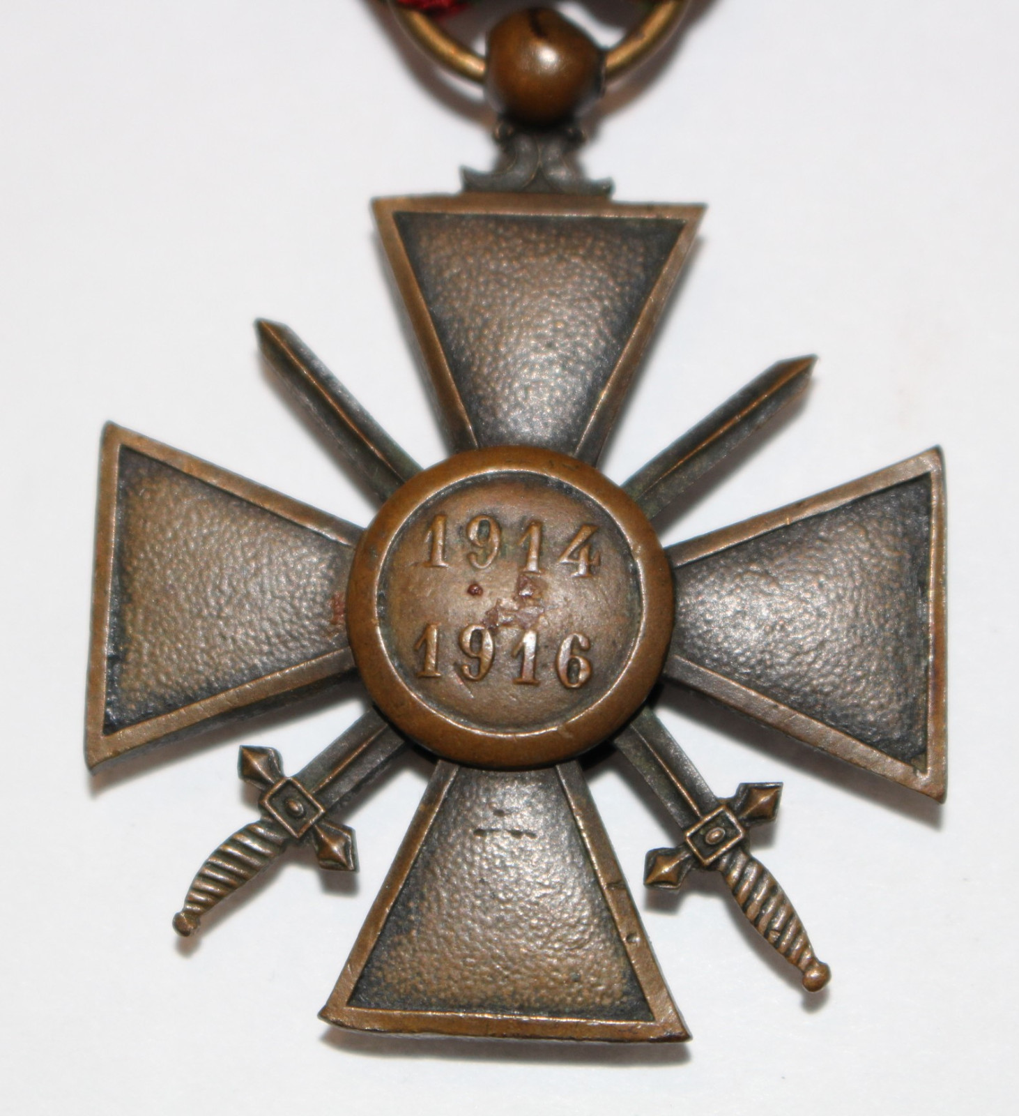 WWI LAFAYETTE ESCADRILLE FRENCH CROIX DE GUERRE MEDAL & PILOT WINGS INSIGNIA