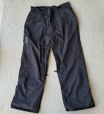 O'Neill Free Series Snowboarding Pants Womens Large L Black Nylon