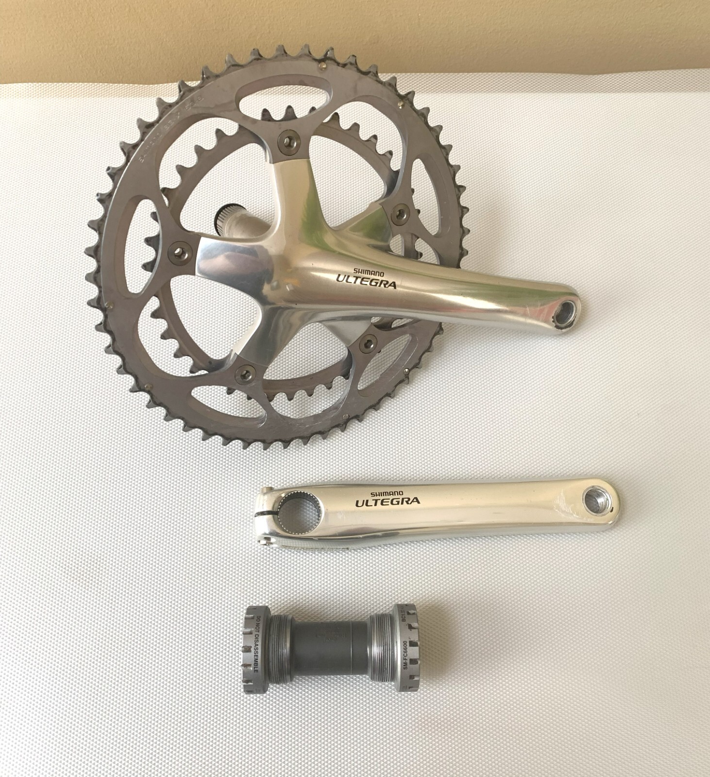 【SHIMANO】 FC6600 ULTEGRA 53/39T 170mm Shimano Ultegra FC-6600 Road Bike Crankset Length 170mm With