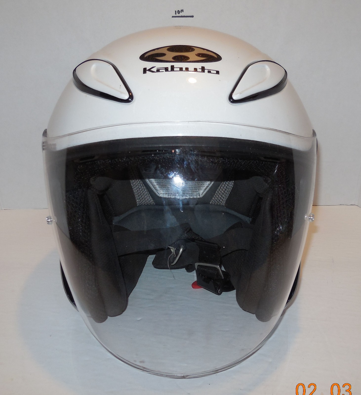 Kabuto Avand II Open Face 3/4 Helmet Pearl White DOT