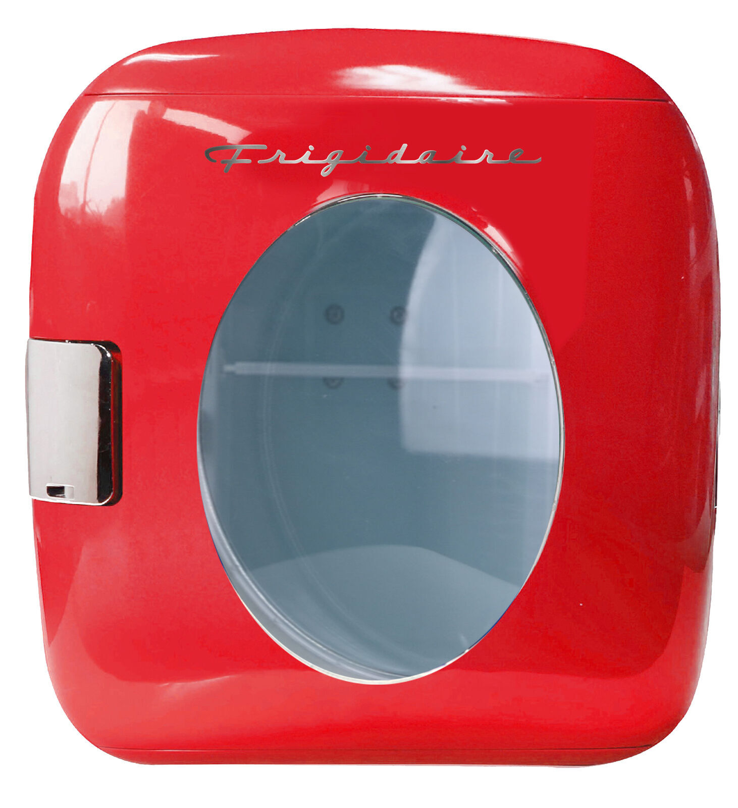 12-Can Mini Fridge Small Refrigerator Portable 9L Retro Cooler Compact Dorm RED