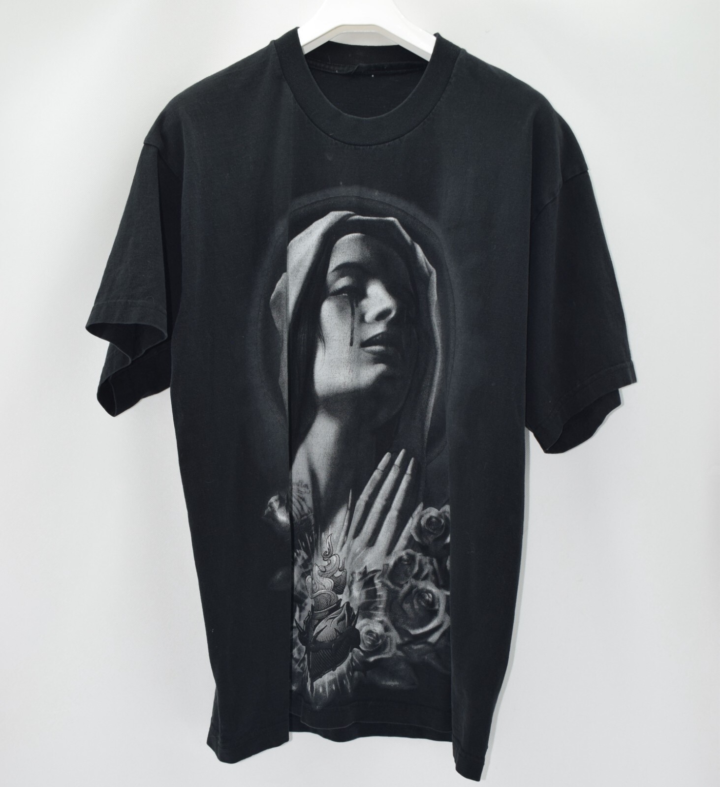 Tシャツ・カットソー DOFFJASON Vintage Stencil T-Shirt BLACK Amazon.com: XYZ Clothing Mens Stencil Logo T-Shirt Black