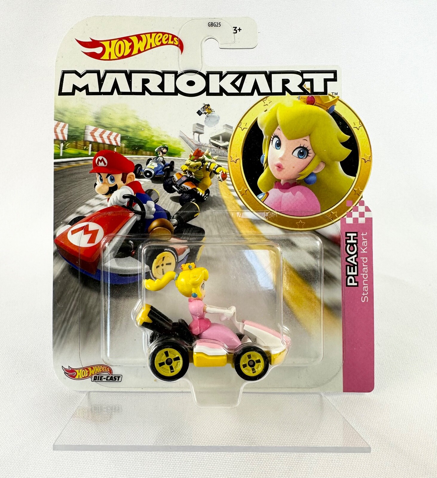 マリオコルチャゴ Hot Wheels Mario Kart Tanooki Mario Yoshi Baby Peach Yoshi