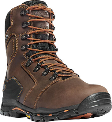 Pre-owned Danner Vicious 8in 400g Nmt Mens Brown Leather Gtx Work Boots