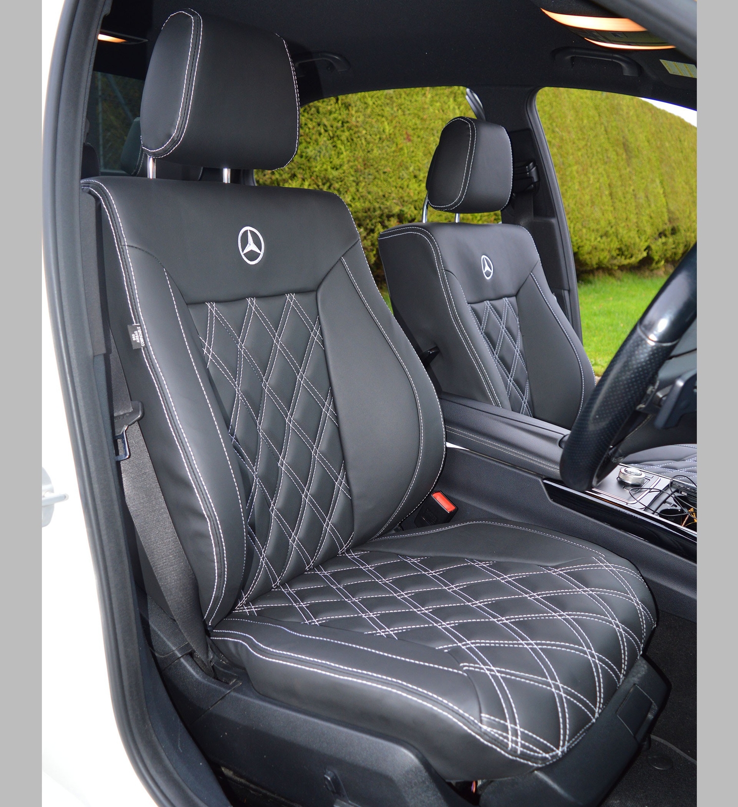 Mercedes E Class W212 AMG Tailored Diamond Quilted Car Seat Covers 2010 2016 eBay