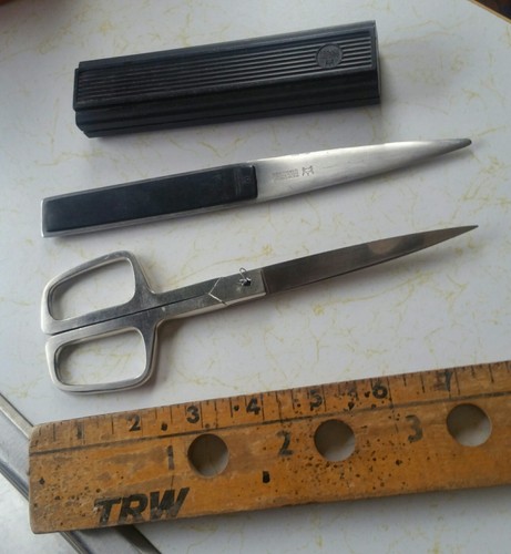 Vintage Aachen Germany Desk Set Crown Logo 8