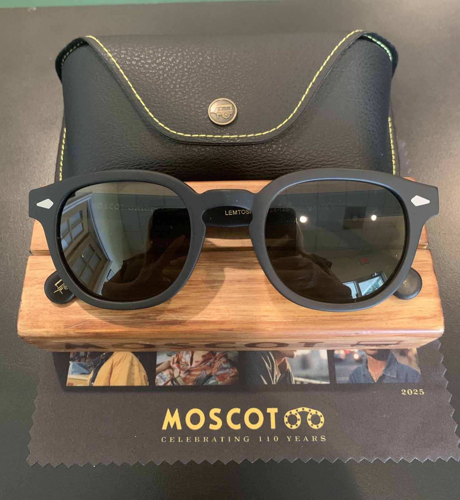moscot lemtosh 46-24 black LEMTOSH in Black | Tinted Glasses | MOSCOT
