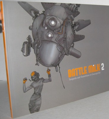 SIGNED BOOK ~ BATTLE MiLK 2: Tangents and Transitions in Concept Art Like new