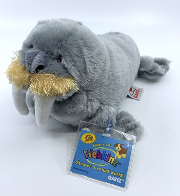Ganz Webkinz Walrus HM332 Stuffed Animal Plush New Unused Sealed Code 2009 NWT