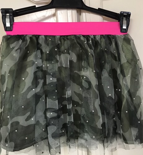 Lot Of 3 Girls Theatricals Classwear Recital Tutu/Skirts Camo/Pink NWT!