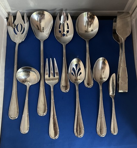 文台　美品　茶道　書道　送料込 reed barton stainless china serving set Of 10 | eBay