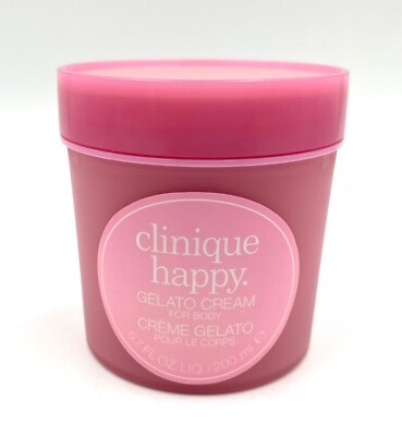 New! CLINIQUE Happy Gelato Cream for Body ~ Berry Blush ~6.7 oz ~ Discontinued