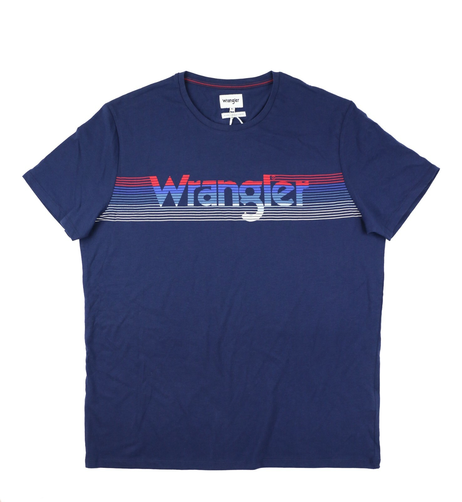 Новая мужская футболка Wrangler Born Ready Racing Stripes с логотипом, размеры, 100 % хлопок