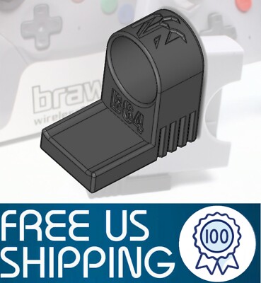 Wireless Dongle Support for Nintendo 64 Retro Fighters Brawler64 Brawler N64 BLK