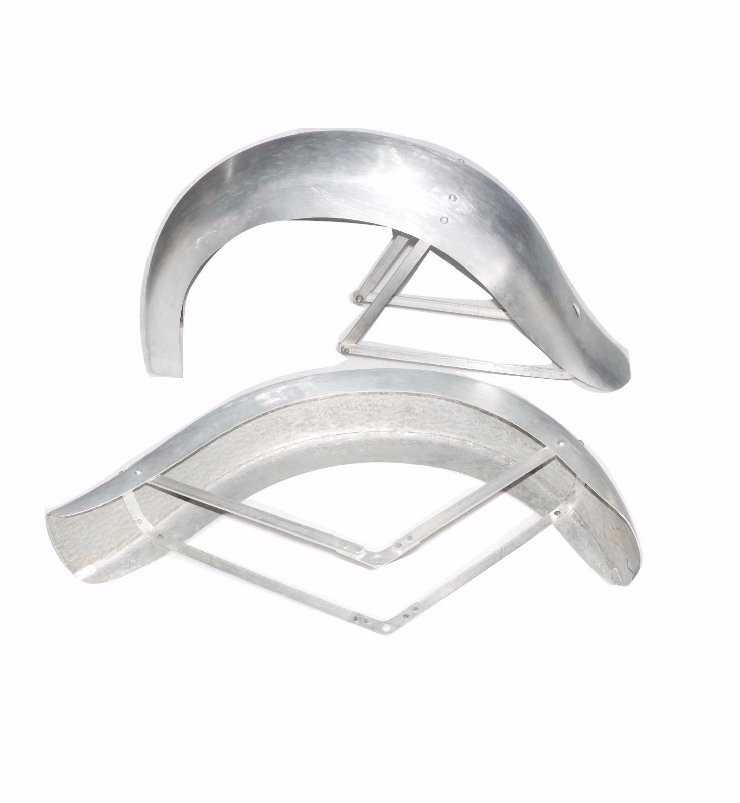 Indian Chief Sports Scout 1940 Aluminium Front & Rear Mudguard Fender Set  