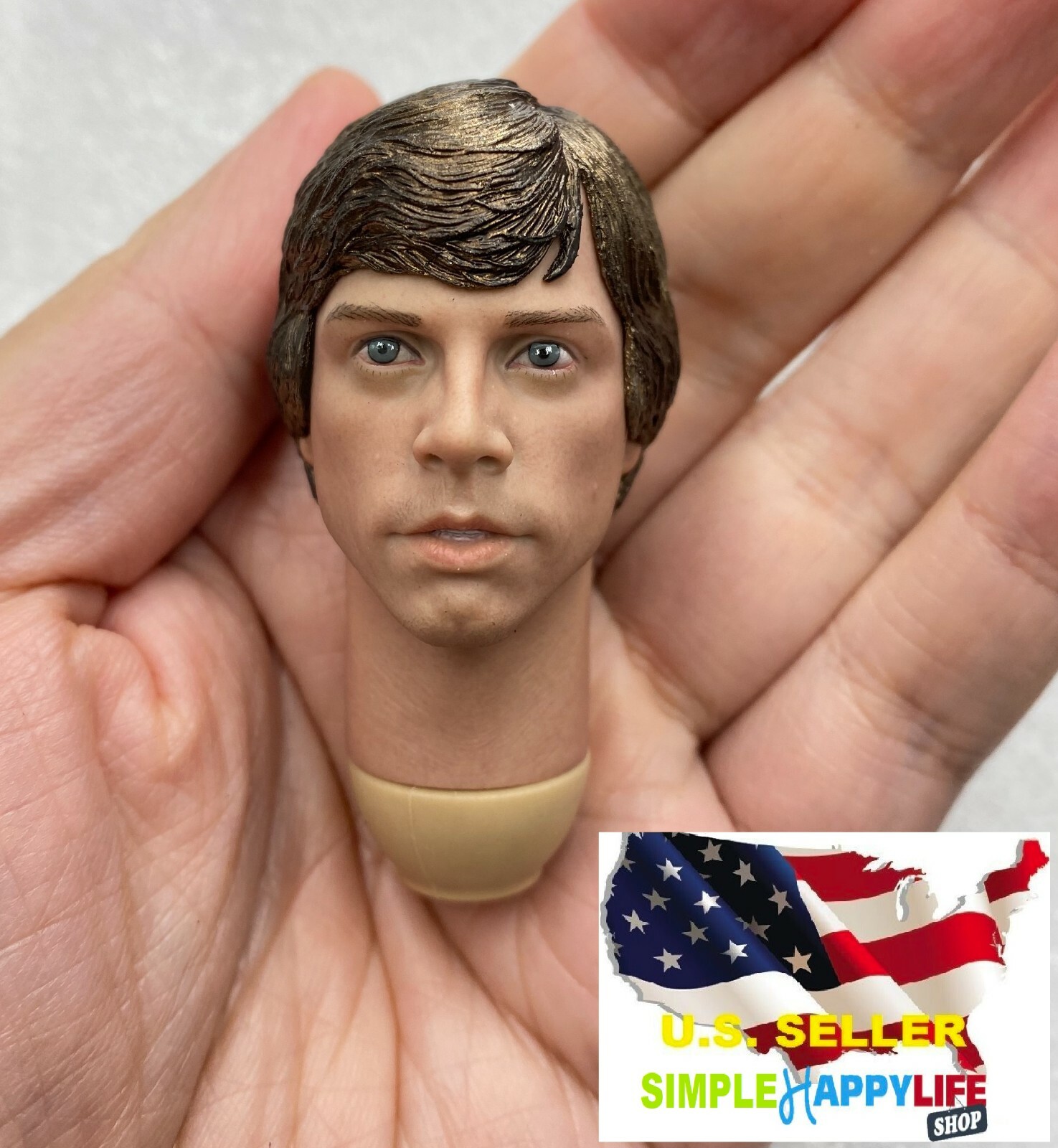 1/6 Star Wars Luke Skywalker Head Sculpt 2.0 for 12