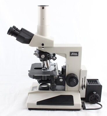 Nikon Optiphot Microscope DIC Phase Contrast Dark Field 4x 10x 20x 40x