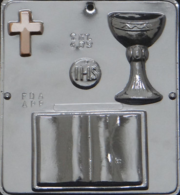First Communion Religious Chocolate Candy Mold  409 NEW