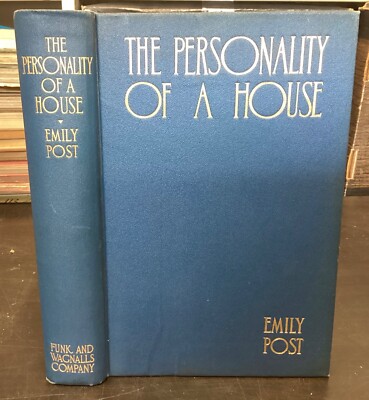 1930 The Personality of a House by Emily Post, Interior Design, Illustrated