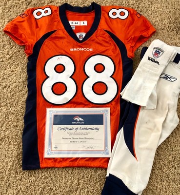 denver broncos game worn jersey