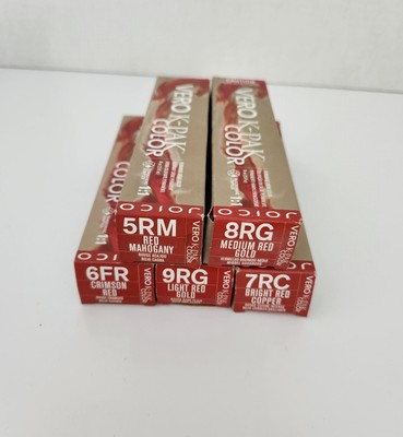 Lot Of 5 Joico Vero K-PAK Color Red 9RG 6FR 7RC 5RM Permanent Cream Hair Colors 