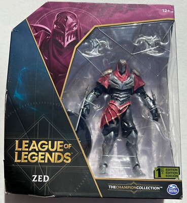 League of Legends, 6-Inch Zed Collectible Figure w/ Premium Details