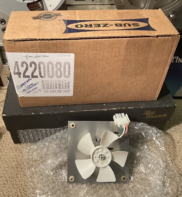 UNUSED Sub-Zero Refrigerator Evaporator Fan Motor Assembly  P# 420080