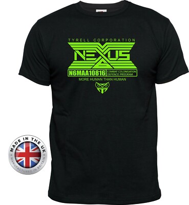 Bladerunner t shirt Tyrell Corporation Nexus black TShirt. Unisex,ladies Fitted