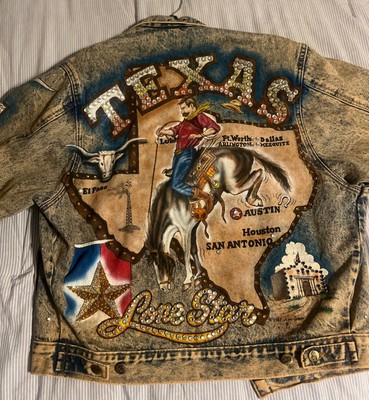 Vintage Denim Jacket Tony Alamo Nashville Texas Rhinestone Vintage Denim Jacket Tony Alamo Nashville Texas Rhinestone