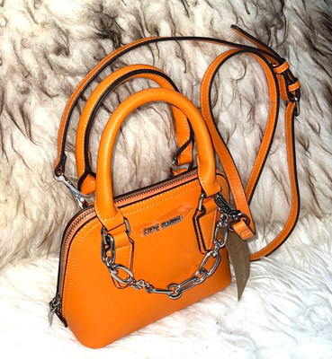 RARE Steve Madden BFAITH-C Mango Mini Satchel Shoulder Bag w/ Removable Strap
