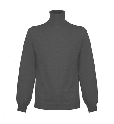 Pre-owned Malo Gray Cashmere Men Sweater