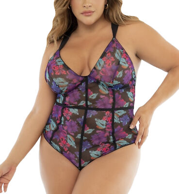 Mapale Sheer Racerback Teddy (8775 & 8775X)