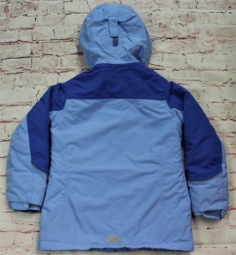 Kid's Land's End Winter Jacket Insulated Blue Size Small (7-8) Kids Snow Jacket