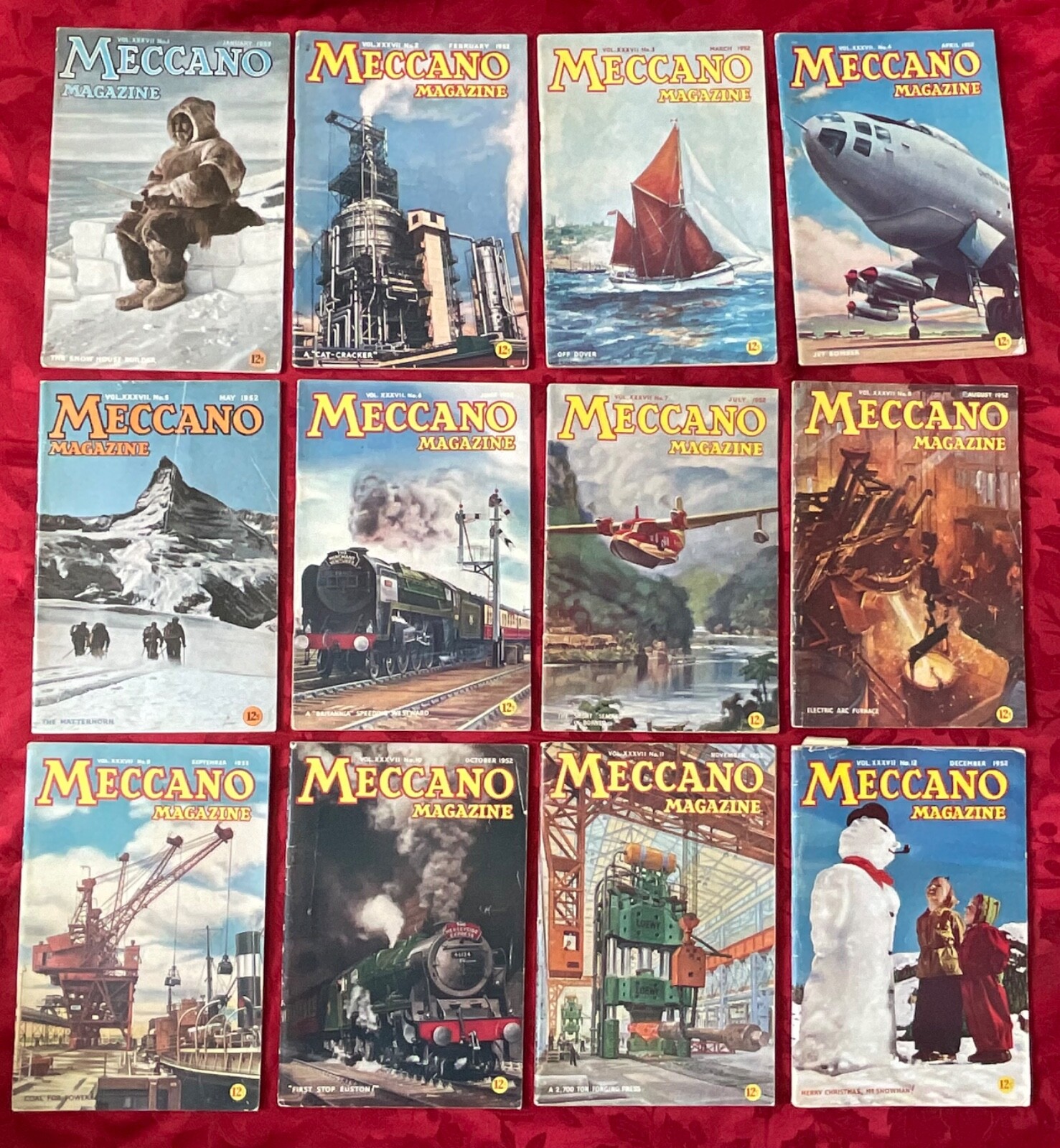 MECCANO MAGAZINE 1960 12冊セット Complete 'meccano' 1960