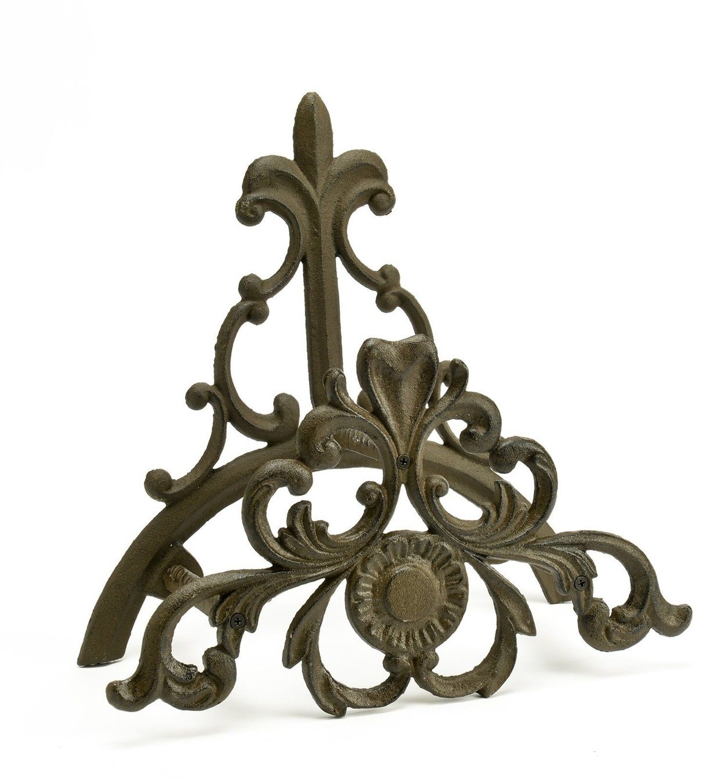 Com-four Gartenschlauch Halterung - Graue Wandhalterung Aus Stahl 29x13x13 Cm