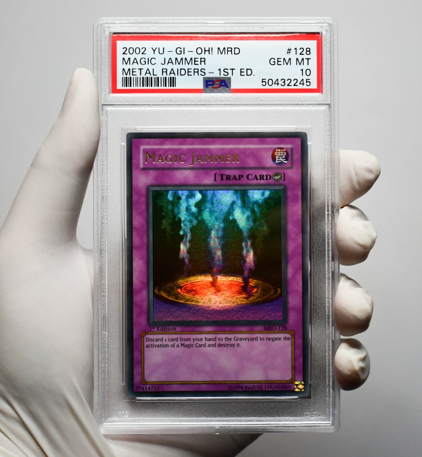 Yugioh Metal Raiders: Magic Jammer 1st Edition MRD-128 (GEM