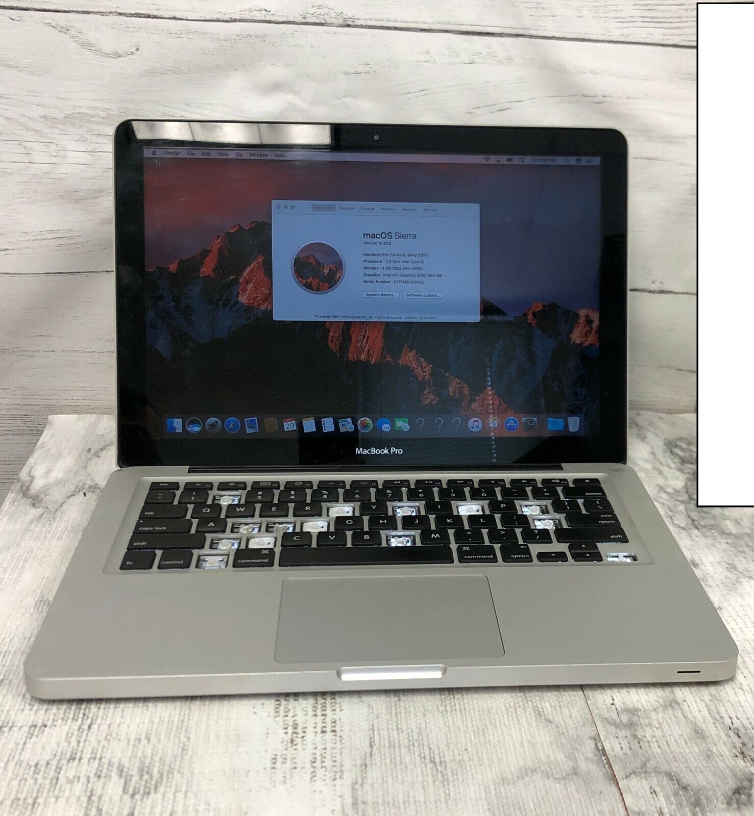 Apple MacBook Pro 13-Inch (Early 2011-i5 2.30GHz 4GB RAM Apple MacBook Pro 13-Inch (Early 2011-i5 2.30GHz 4GB RAM