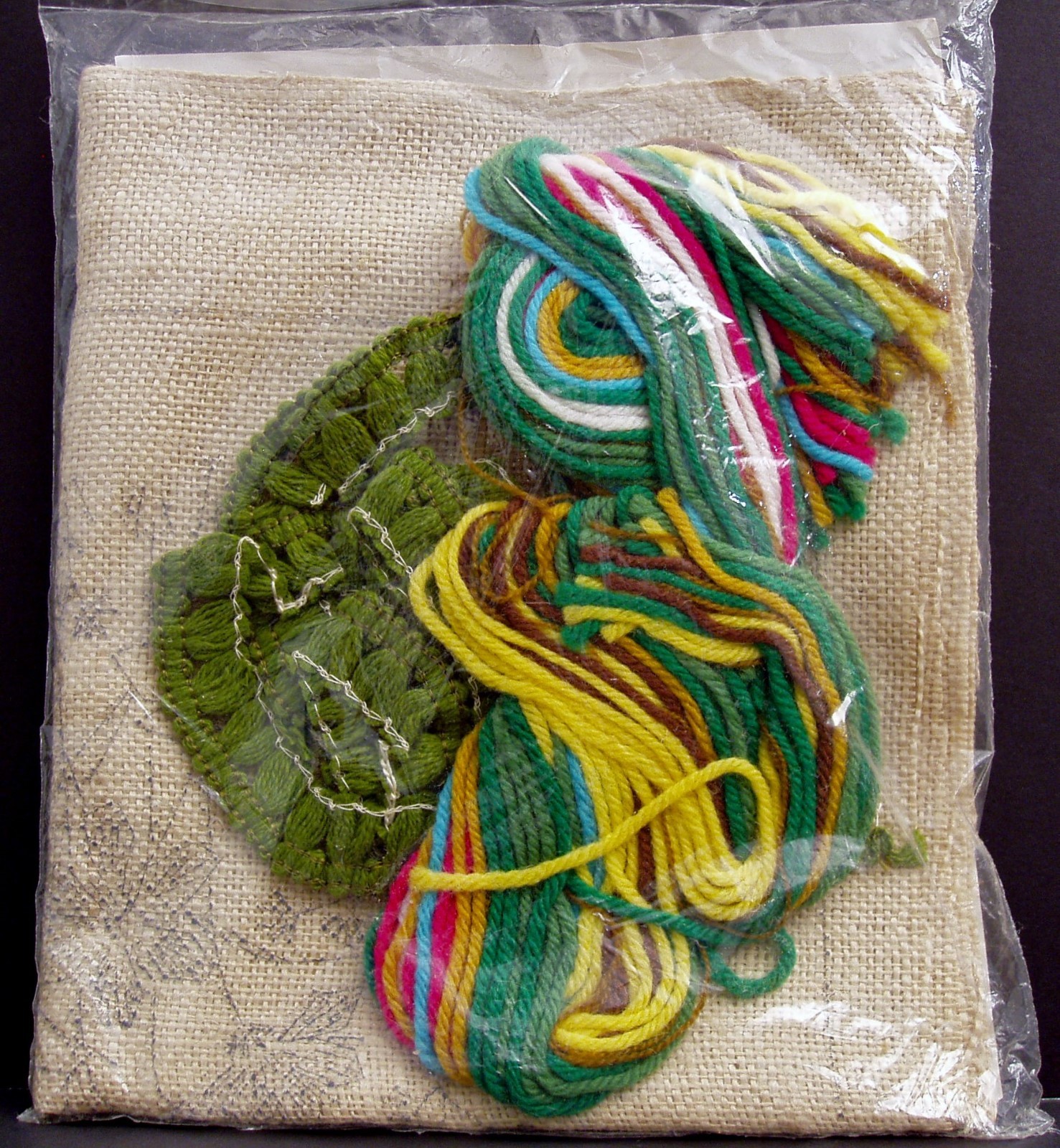 Creative Stitchery Marshland Crewel Embroidery Burlap Pillow Craft Kit Cattails