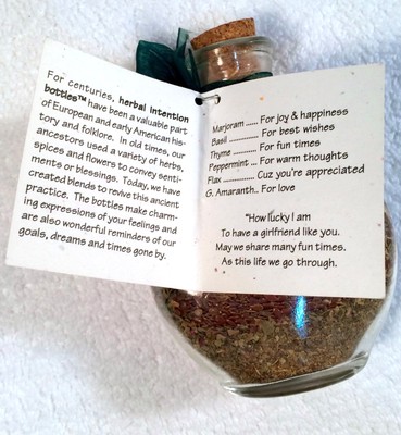 Unique GIRLFRIEND BLESSING HERBAL INTENTION BOTTLE