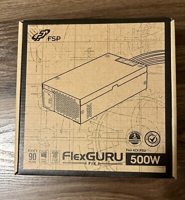 FSP PPA5008401 Flexguru Pro 500W Power  Supply Unit 24-Pin Atx 1U Black ~E~