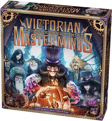 VICTORIAN MASTERMINDS Game CMON Eric Lang & Antoine Bauza NEW/SEALED/USA SHIP$0