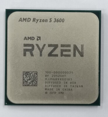 AMD Ryzen 5 3600 Desktop Processor R5 Socket AM4 Good Work 6 cores 100-000000031