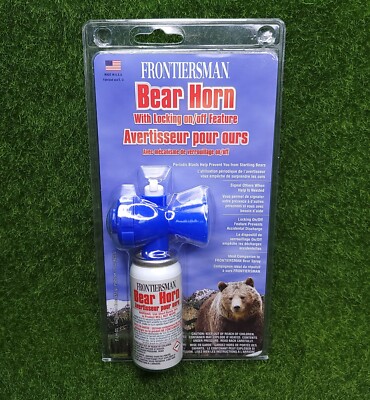 Frontiersman Bear Horn with Locking On/Off 115dB Emergency Signal - F-LH-01