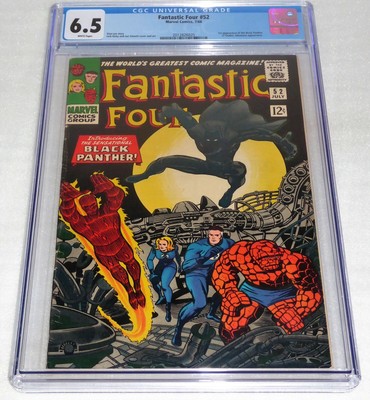 Fantastic Four #52 CGC 6.5 1st Black Panther Comic Appearance T'Challa Inhumans