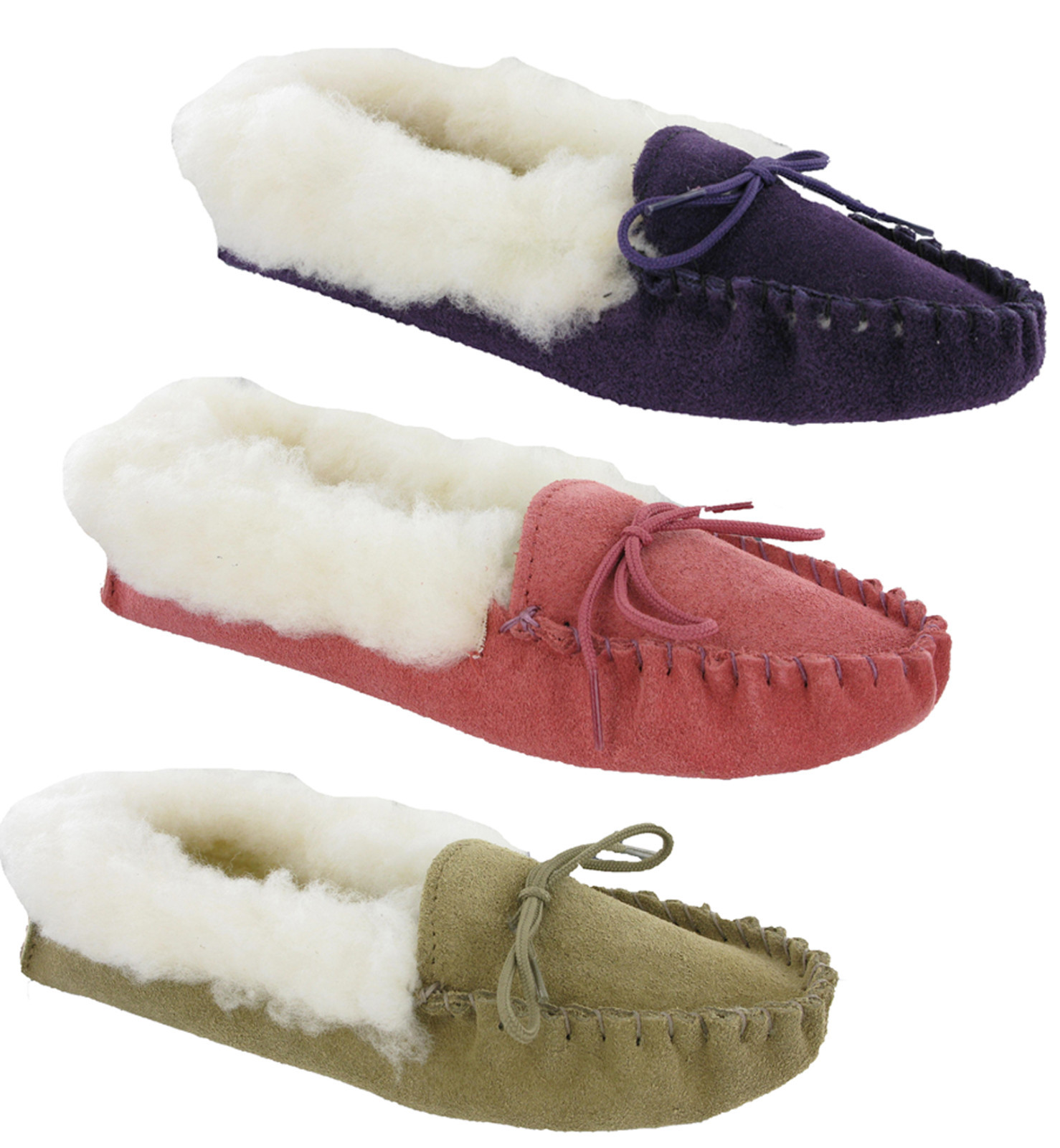 fur moccasins