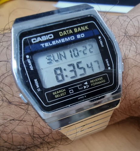 CASIO DATA BANK DB-200G 502 80年代 CASIO DATA BANK DB-200G 502 80年代