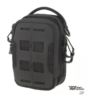 Maxpedition NWOT CAP AGR Compact Admin Pouch, Black, Paracord Zipper Pulls