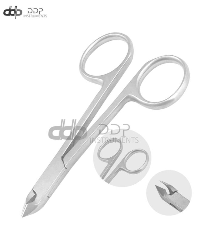 Nail Trimmer-cuticle Remover- Nail Nipper-scissor Style Stainless Steel 
