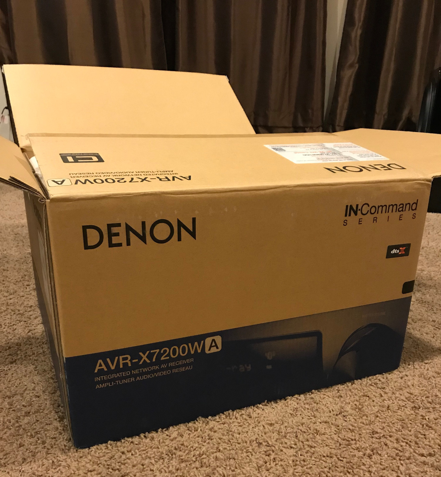 Denon AVR-X7200WA Receiver 9.2 Ch with 4K Dolby Atmos and DTS:X Master Audio
