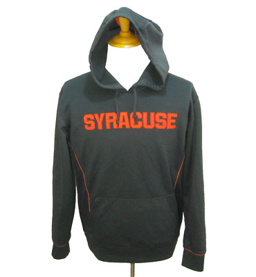 SYRACUSE Orange Men's (Size Large) Dark Gray NIKE Hoodie Logo Hooded Sweatshirt